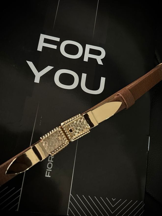 Thin Buckle Adjustable Womens Belt