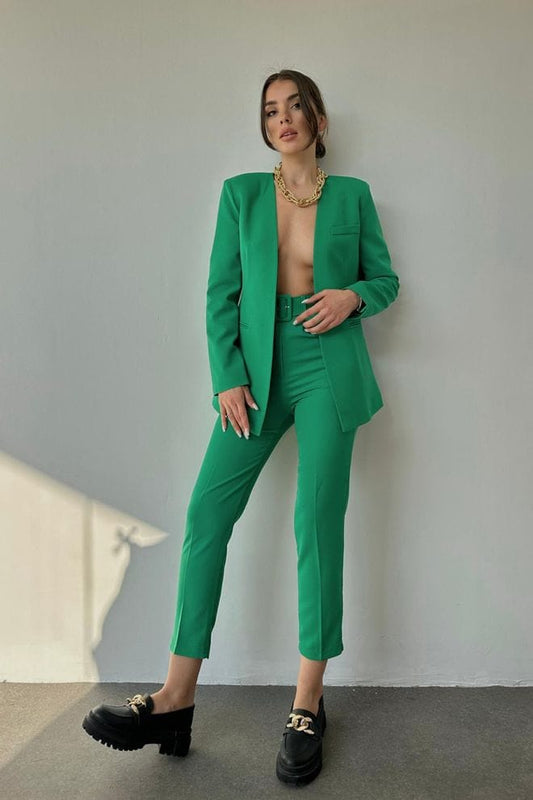 Sport Jacket And Trousers Set _Green