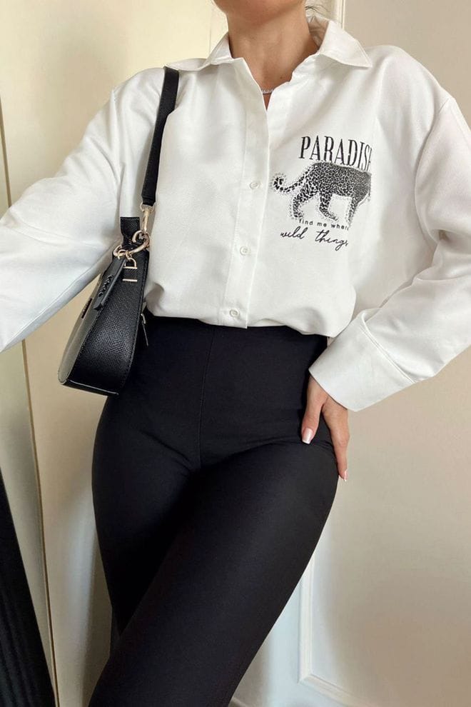 Diril Fabric Pardaise Printed stone shirt
